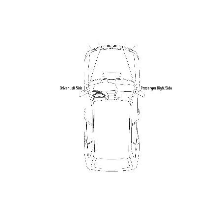 Compatible with Chrysler 200 Headlight Lamp 2011 2012 2013 2014 Halogen Black Trim Passenger Right Sideの画像