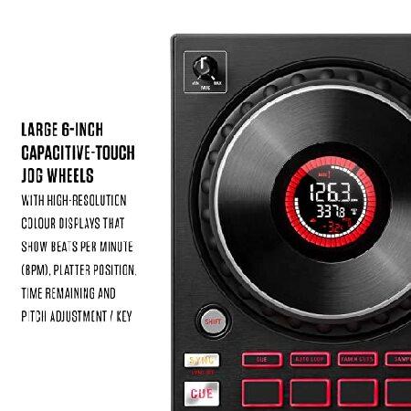 DJコントローラー 4デッキ タッチセンサー搭載ジョグホイール Serato DJ Lite FXパドル オーディオインターフェイス Mixtrack Platinum FX 【ロータリー】