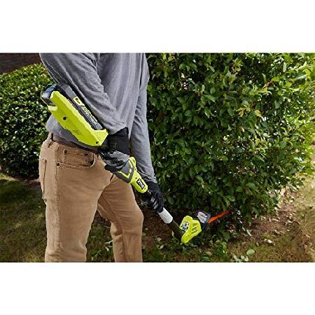 RYOBI RY40603BTL 18 in. 40-Volt Lithium-Ion Cordless Pole Hedge Trimmer (Tool-Only)