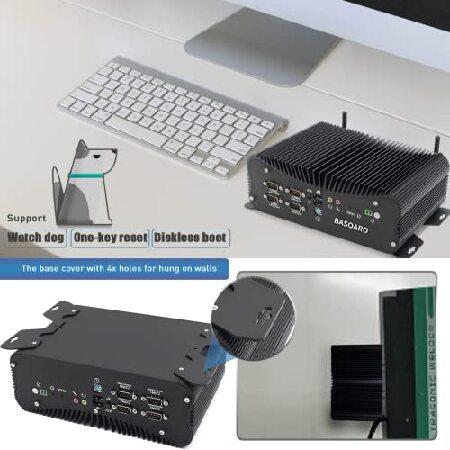 【正規販売店】 BASOARO Mini Complete PC with CPU Core i5 8250U Windows 10 Pro Mini PC， 32GB RAM 512GB SSD 2TB HDD， Gigabit Ethernet， 6 COM， 2 LAN， GPIO， 4K Dual Disp 【CE3128906845】(112772円)