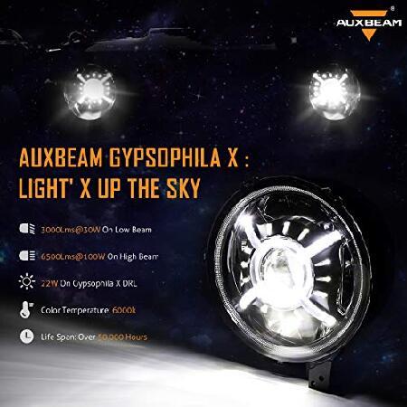 Auxbeam 9インチ ラウンド LED ヘッドライト ジープ ラングラー JL