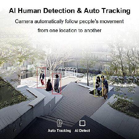 30X Optical Zoom WiFi Security PTZ Camera ?Wireless Wired CCTV Surveillance with Onvif Two Way Audio, Motion Detection Auto Tracki並行輸入 【ライフ】