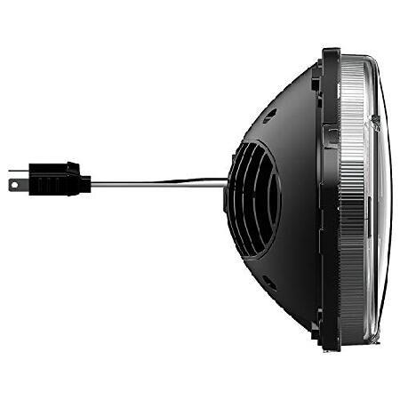 Philips 自動車照明 H6024LED LED一体型ビーム ユニバーサルプラグアンドプレイ H6024 (7インチラウンド) シールドビームアプリケーション用 1パックの画像