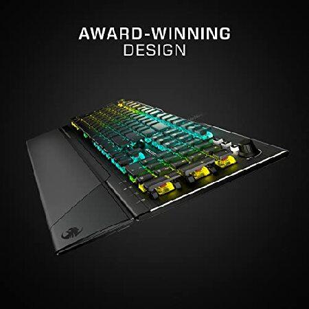 ROCCAT Vulcan Pro Linear Optical PC Gaming Keyboard, Titan Switch Full Size with Per Key AIMO RGB Lighting, Anodized Aluminum Top Plate and Detachable｜rest｜02