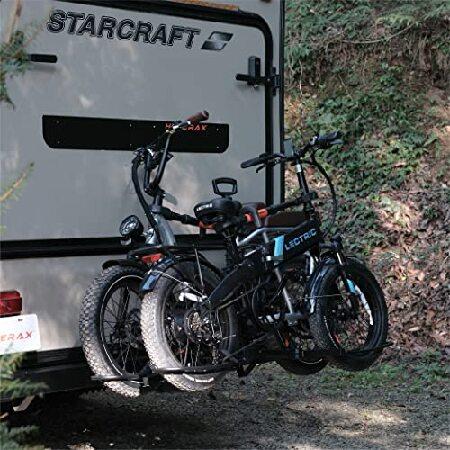 HYPERAX VOLT RV承認 ヒッチマウント 2 E バイクラックキャリア RV キャンパー モーターホーム トレーラー ヒキガエル 2インチクラス3以上の高牽引ヒッチレシーの画像