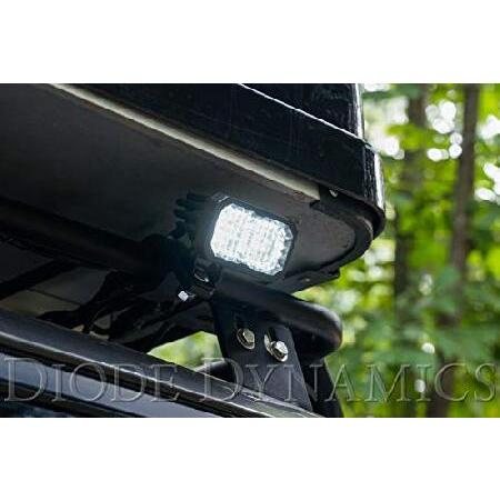 ダイオード ダイナミックス ステージシリーズ 2インチ SAE/DOT ホワイト プロ スタンダード LED ポッド (ペア) SAE フォグ アンバーバックライト付きの画像