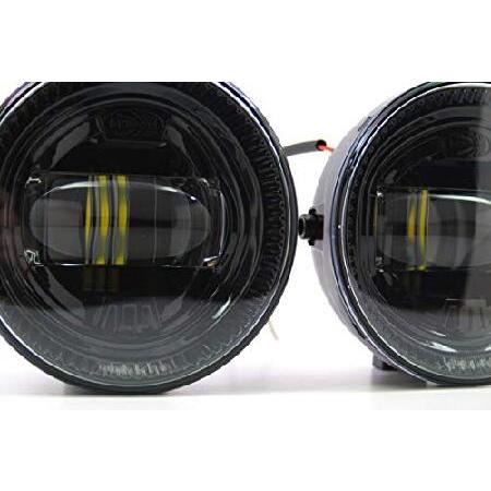 Morimoto XB LED Foglights, Type S Plug and Play Foglight Housing Upgrade, Fits Many Ford Models, DOT Approved Assembly with White LED Chips, UV Resistの画像