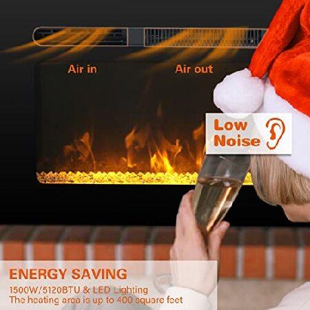 61%OFF!】 PHI VILLA 30 Electric Timer, Wall Touch Heater Screen, Fireplace  Noise ＆ with Control, Recessed Inch Mounted Remote Low Electric Fireplace  Inserts, A ファンヒーター | www.asmae.org