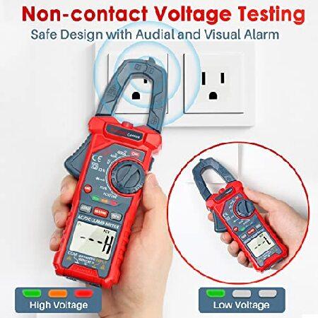 Digital Clamp Meter Multimeter 4000 Counts Auto-ranging Amp Voltage Tester Measuring AC/DC Voltage ＆ Current, Resistance, 【BB弾】 Capacitance, Freque