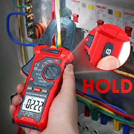 Digital Clamp Meter Multimeter 4000 Counts Auto-ranging Amp Voltage Tester Measuring AC/DC Voltage ＆ Current, Resistance, 【BB弾】 Capacitance, Freque
