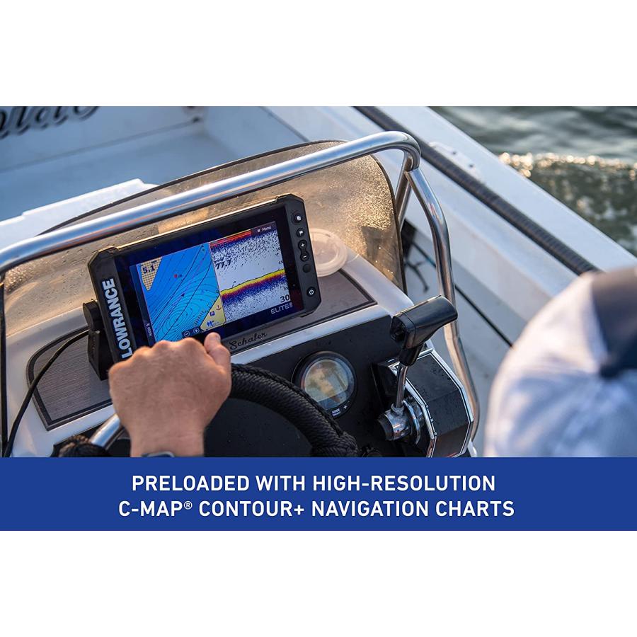 Lowrance (ローランス) Elite FS 9 魚群探知機 (トランス Lowrance (ローランス) Elite FS 9 魚群探知機 (トランス