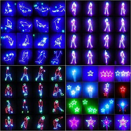 DJ Disco Party Lights RGB LED Stage Lighting Beam Light Illumination 3D Patterns with DMX512 Sound Activated Remote Control for Festival 【Seventy】 Bar Ni