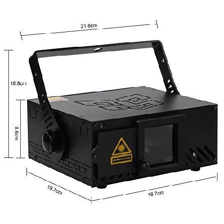 DJ Disco Party Lights RGB LED Stage Lighting Beam Light Illumination 3D Patterns with DMX512 Sound Activated Remote Control for Festival 【Seventy】 Bar Ni