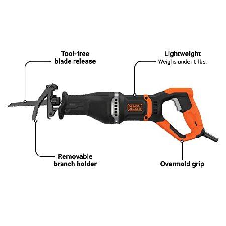 BLACK　DECKER　Amp　Removable　Reciprocating　Holder　Electric　with　Saw　Branch　(BES301K)