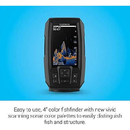 Garmin Striker Vivid 4cv バンドル トランスデューサーと保護カバー 