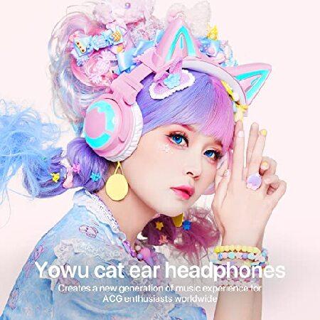 YOWU RGB 猫耳ヘッドホン 3S ワイヤレス Bluetooth 5.0 マイク YOWU RGB 猫耳ヘッドホン 3S ワイヤレス Bluetooth 5.0 マイク
