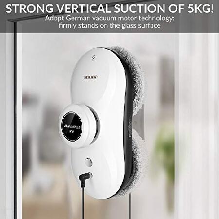 特別価格Window Cleaning Robot， AlfaBot X6 Automatic Smart Glass Cleaner Robot Vacuum， Robotic Windows Cleaning Tools for Indoor/Outdoor Interi並行輸入 Cleaning