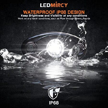 LEDMIRCY LED Rock Lights White 30PCS for Off Road Je ep Trucks RZR Boat Car Auto ATV UTV SUV Underglow Trail TRAI Rig Lights Underbody Neon Lights Hig_2