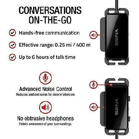 Sena pi, Universal Bluetooth Intercom Headset, Fits Most Cycling