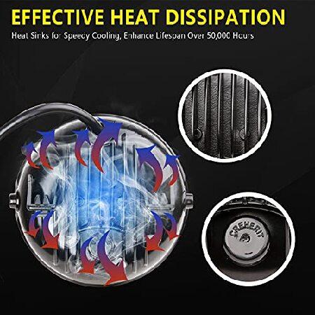 RAMJET4X4 LEDフォグライトアセンブリ 2006 2007 2008 2009 2010 2011 2012 2013 2014 F150 F-150 フロントバンパードライビングフォグランプ交換キット(ペア)の画像