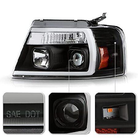 ACANII - For 2004-2008 Ford F150 Lobo Black LED Tube w/Built-In