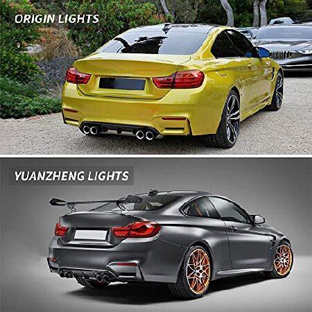 VLAND OLED 4 Series Taillights W/Sequential Turn Signal Compatible for [ BMW M4 GTS F32 F33 F82 F83 2014-2020 Sedan/Convertible/Coupe ] W/Dragon Scaleの画像