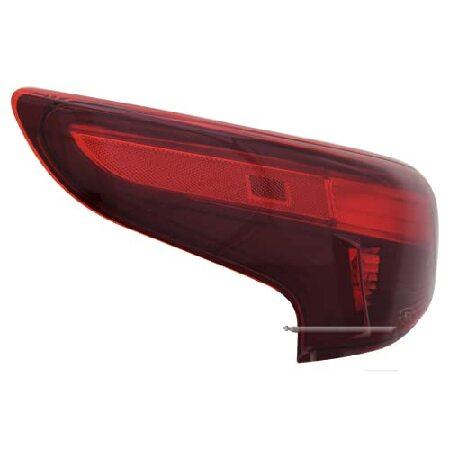 For Nissan Rogue Sport/Qashqai Outer Tail Light Assembly 2017 2018 2019 Driver Side | Replacement For NI2804117 | 26555-6MA0Aの画像