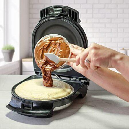 Stuffed Pancake Maker- Make a GIANT Stuffed Waffle or Pan Cake in Minutes- Add Fillings for Delicious Breakfast or Dessert Treat, Electric, Nonstick w｜rest｜02