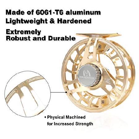Maxcatch AVID PROフライリール、CNC機械加工アルミニウムボディ超大型