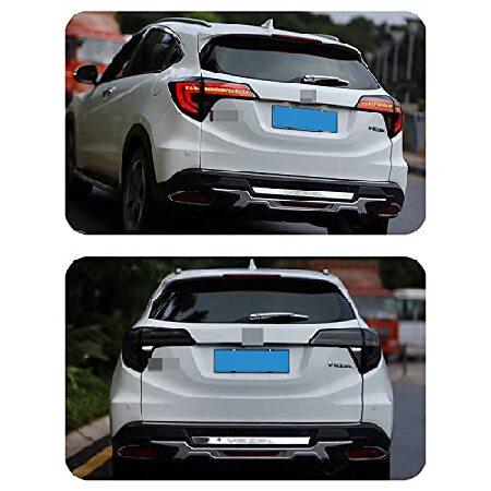 inginuity time LED Tail Lights For Honda HR-V 2016-2021 With Start Up Animation DRL Brake Sequential Turn Signal Rear Lamps Assembly (Smoke Type 1)の画像