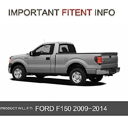 VLAND Tail lights Assembly Fit for Ford F-150 2009-2014，Taill Lamp assembly with Turn Signal， Reverse Lights， Plug-and-play， Clear_4