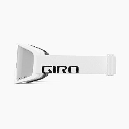 Giro Blok Ski Goggles - Snowboard Goggles for Men ＆ Youth - White Wordmark Strap with Vivid Onyx Lens｜rest｜02