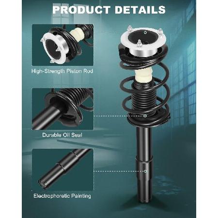AUTOMUTO ストラットスプリングアセンブリ フロントペアストラットとショックアブソーバー BMW 525i 2004-2006 BMW 530i 2004-2007用 1335632L 1335632R 交換用_1