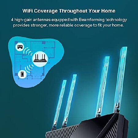 TP-Link AX3000 WiFi 6 Router - 802.11ax Wireless Router, Gigabit, Dual Band Internet Router, Supports VPN Server and Client, OneMesh Compatible (Arche｜rest｜04