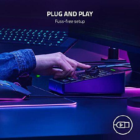 RAZER オーディオミキサー 4チャンネル ゲーム配信に特化したゲーミングミキサー「Razer Audio Mixer
