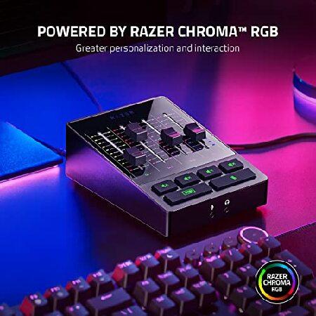 RAZER オーディオミキサー 4チャンネル ゲーム配信に特化したゲーミングミキサー「Razer Audio Mixer