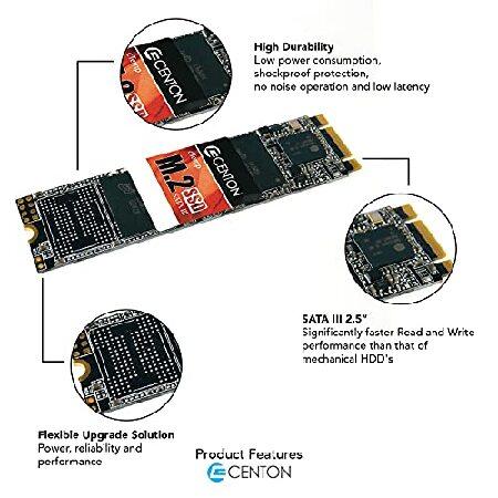 Centon プレミアム SSD フラストレーションフリー PCIe 4.0 x4 NVMe 1.3 M.2-2280 4TB E16