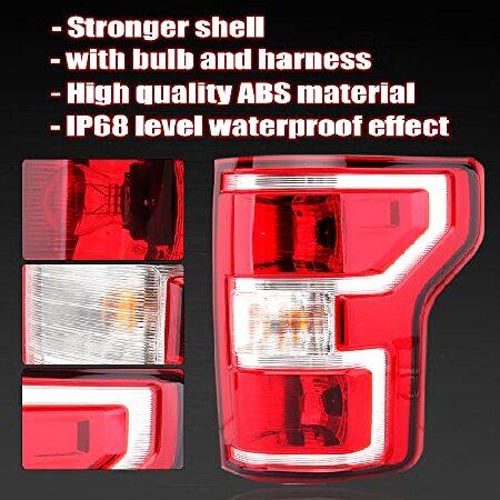 MZORANGE Brake Tail Light Rear Lamp For Ford F150 F-150 2018 2019 2020 (Right Passenger Side)の画像