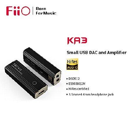 完成品FiiO JadeAudio KA3 4.4mm アンプ ヘッドホンアンプ 768kHzと