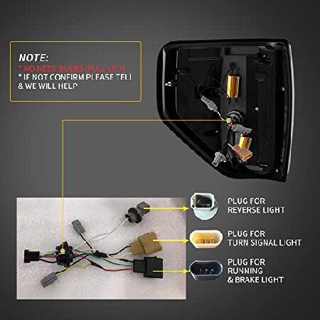 YUANZHENG LED Red Turn Singal Tail Lights Compatible For [ Ford F150 Pickup 2009-2014 ] With / Running Lights / Brake lights / Side marker light / Rev_2