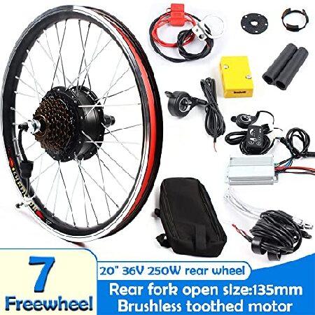 20インチ 後輪ハブ 電動自転車変換キット 48V 1000W Eバイク パワフル
