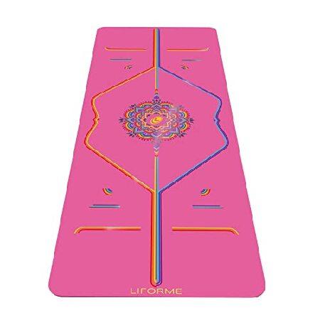 LIFORME ヨガマット 収納バッグ付き Liforme Black & Gold Travel Yoga Mat | Liforme