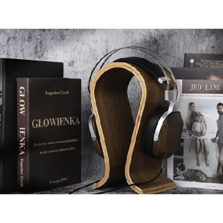 Linsoul BLON B60 50mm Beryllium-Coated Diaphragm HiFi Over-Ear Close-Back Headphone with Wooden Faceplate， Copper Cable， Stainless Leather Headband fo 