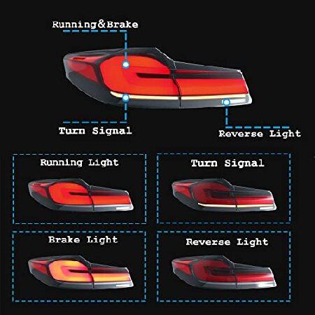 inginuity time LED Tail Lights For BMW 530 540 G30 M5 F90 2017 2018 2019 2020 With Full LED Facelift Rear Lamp Assembly_1