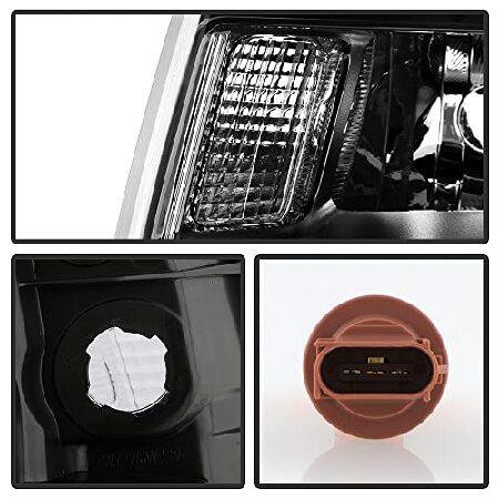 ACANII - For [Halogen Model] 2017-2021 Jeep Grand Cherokee Black Housing Projector Headlights Headlamps Pair Left+Rightの画像