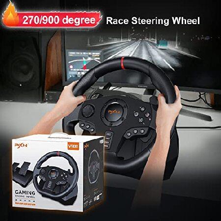 PXN V900 Xbox Steering Wheel - 270/900° Sim Racing with Pedals