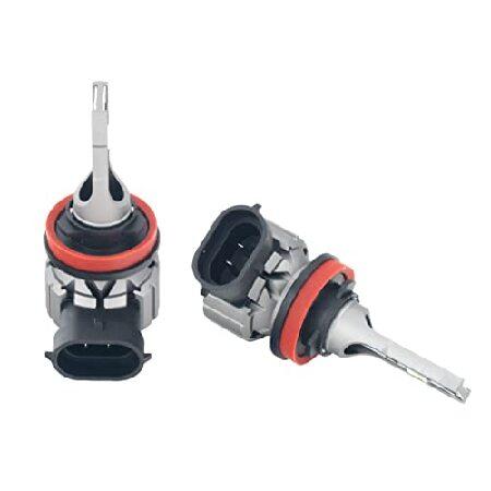 CONCEPT Fog Lights For 2015-2019 Dodge Charger SRT Fog Lights Lamps Pair and Assembly Set (With LED Bulbs)の画像