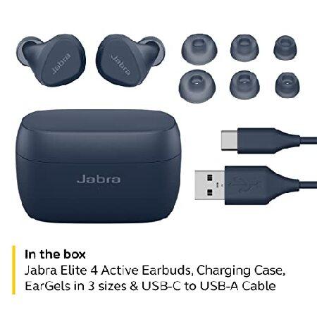 Jabra Elite 4 Active in-Ear Bluetooth Earbuds - True Wireless Earbuds with Secure Active Fit, 4 Built-in Microphones, Active Noise Cancellation and Ad｜rest｜06