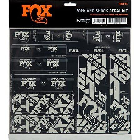 Fox Racing Shox フォーク＆ショック デカールキット 戦艦グレー ワンサイズ｜rest｜02