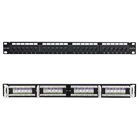 iwillink 24ポートパッチパネル Cat6パッチパネル RJ45キー iwillink 24ポートパッチパネル Cat6パッチパネル RJ45キー